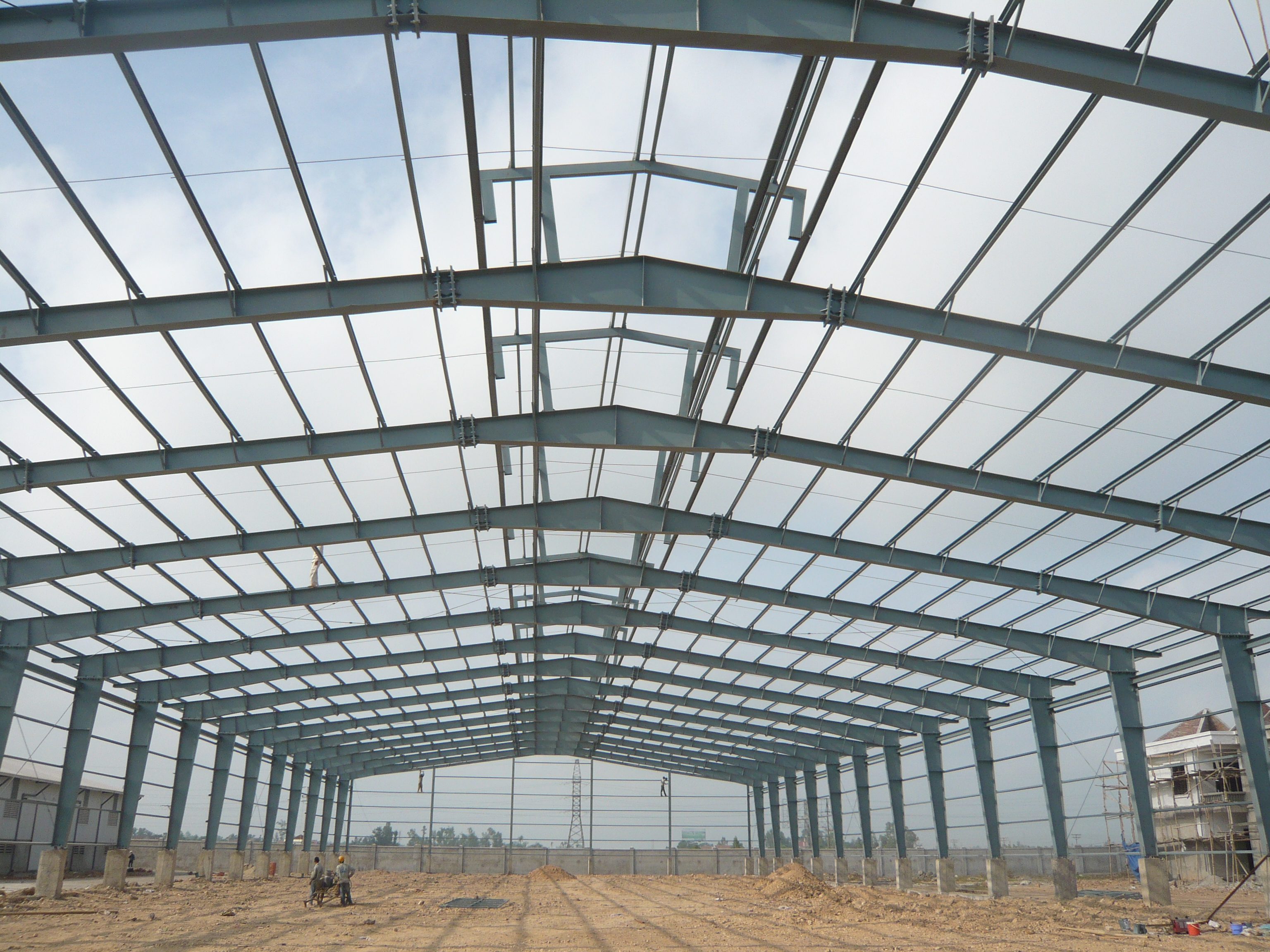 Khung nhà thép tiền chế